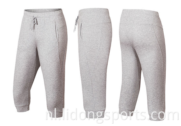 Groothandel blanco korte heren Casual Sports Custom Print Sweat Men Jogger Track Man Pants